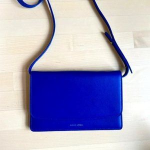 Mansur Gavriel Crossbody Wallet, Ocean Blue